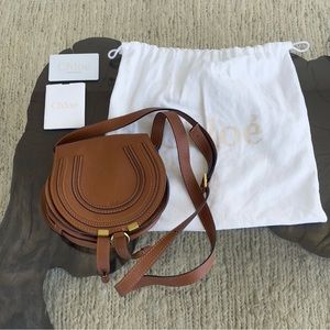 SOLD Like New CHLOÉ Marcie Small Crossbody Bag in Grained Leather